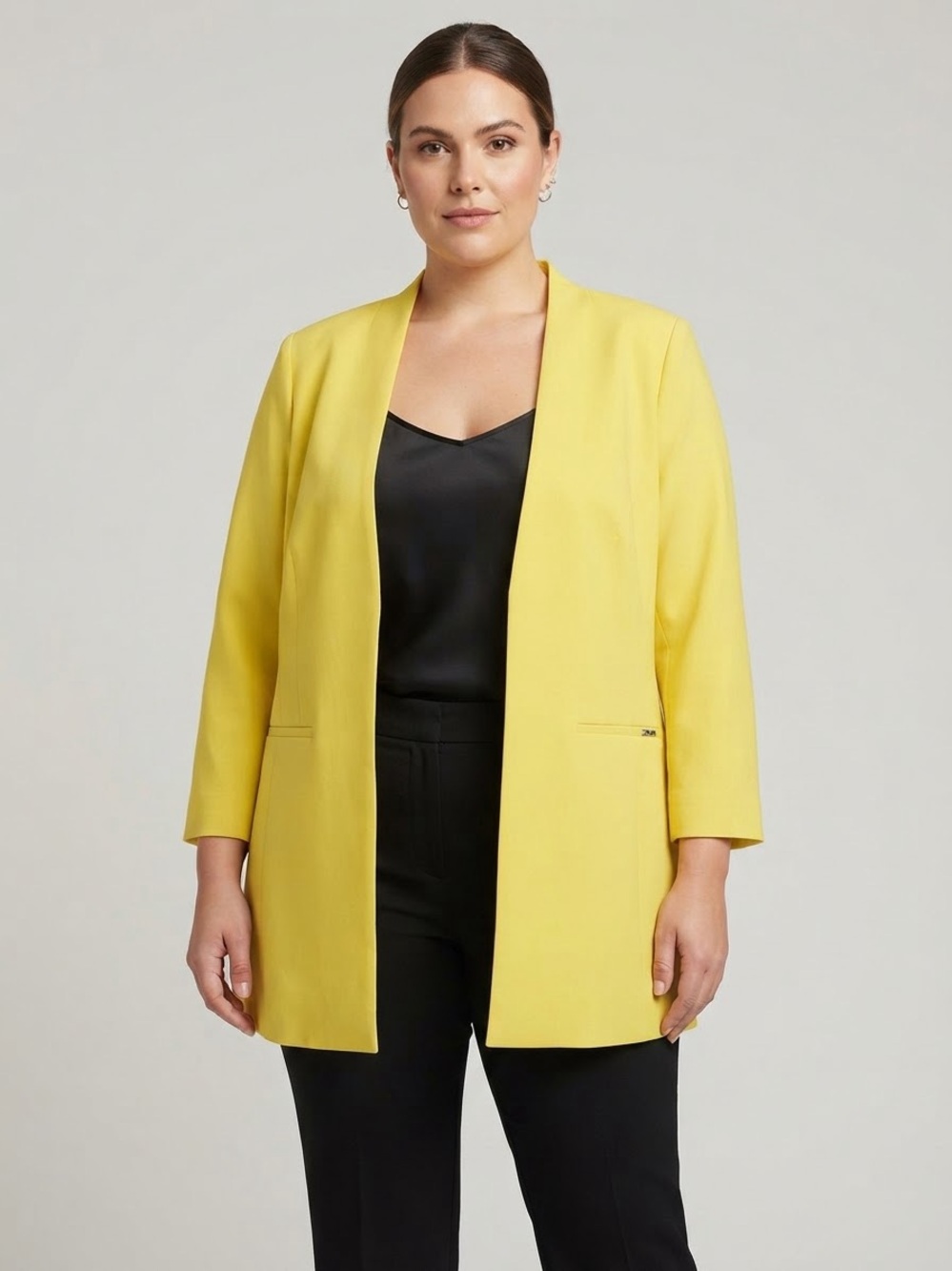 Calvin Klein open-front topper jacket 24W NWT